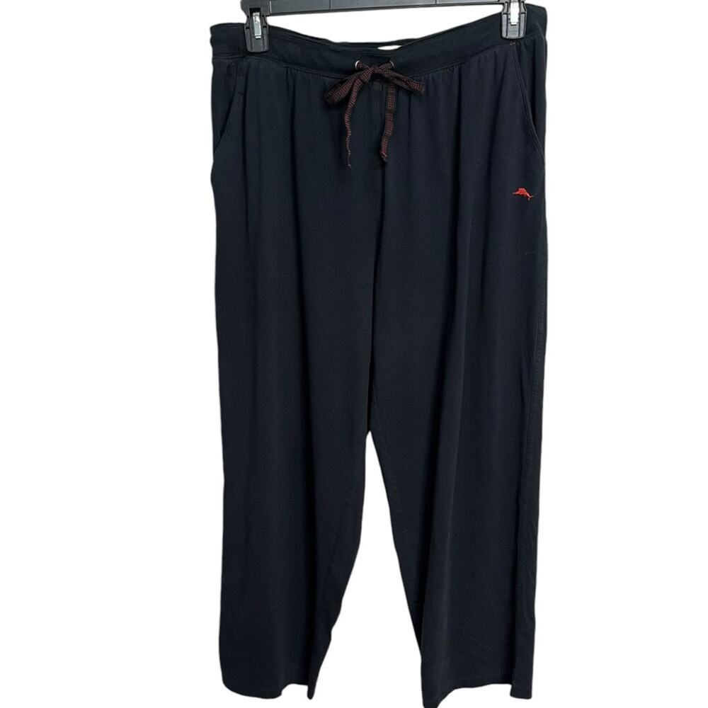TOMMY BAHAMA Timothy Nicely Black Straight Leg Lounge Pants‎ Men’s Size XLarge